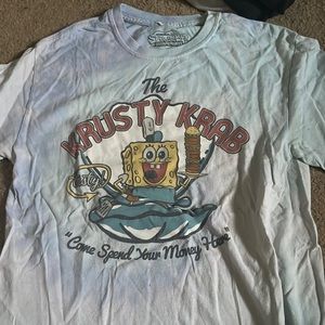 spongebob tie dye shirt🧽